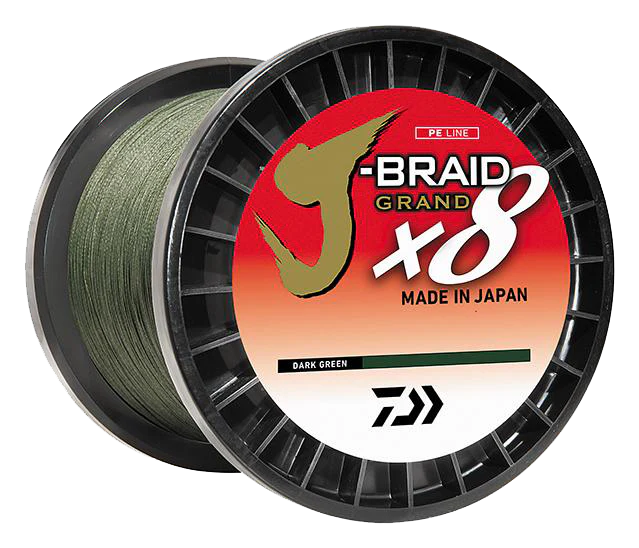 Daiwa J-Braid Grand x8 Dark Green