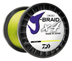 Daiwa J-Braid x4 Fluorescent Yellow