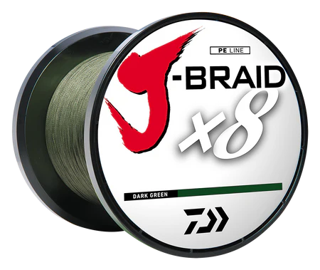 Daiwa J-Braid x8 Dark Green