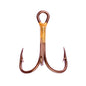 Eagle Claw Bronze Treble Hooks