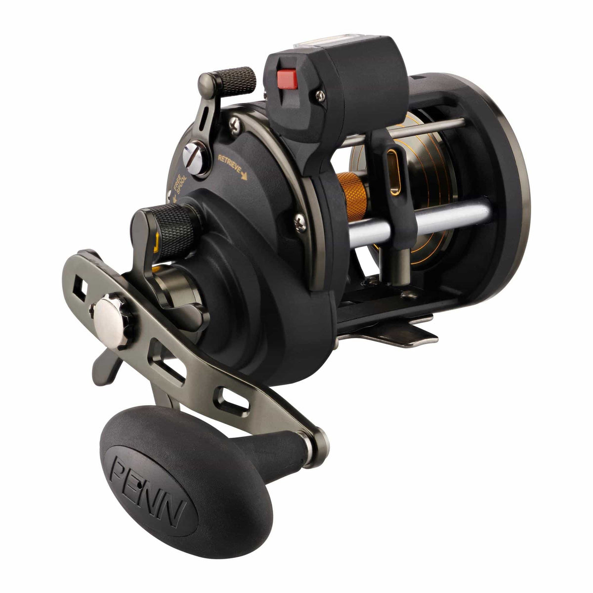 Penn Squall 2 Levelwind Linecounter Round Reel