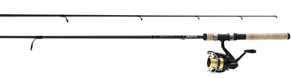 Daiwa D-Shock 1B 2pc Spinning Combo