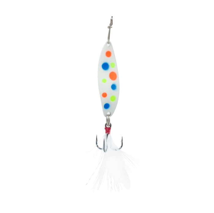fish lure on clam Clam Leech Flutter Spoon