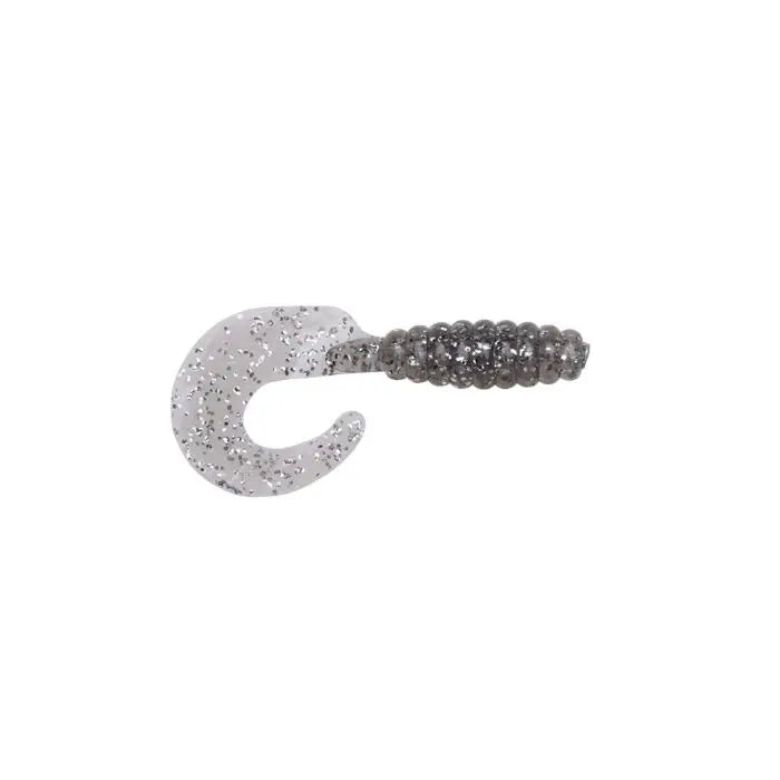 Yum Grub 3in Smoke Silver Flake 5pk